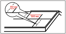 Поперечные нахлесты промазать битумной мастикой Поперечные нахлесты промазать битумной мастикой фото