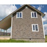 Фасадная плитка ТехноНиколь Hauberk Кирпич Каталонский 2,5 м2/упак, упак