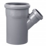 Тройник для внутренней канализации 45 градусов ПП 110х50х110 мм, шт