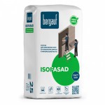 Клей Bergauf Isofasad для плит из пенополистирола и минеральной ваты 25 кг, шт Клей Bergauf Isofasad для плит из пенополистирола и минеральной ваты 25 кг, шт
