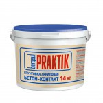 Грунтовка бетон-контакт Bergauf Praktik всесезонная 14 кг, шт