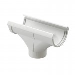 Воронка желоба Docke Lux 140/100 мм Ral 9003 пломбир, шт