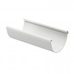 Желоб водосточный 3000 мм Docke Lux 140/100 мм Ral 9003 пломбир, шт