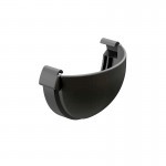 Заглушка желоба Docke Lux 140/100 мм Ral 7004 графит, шт