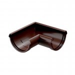 Угол желоба 90 градусов Docke Lux 140/100 мм Ral 8019 шоколад, шт