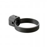 Хомут трубы универсальный Docke Lux 140/100 мм Ral 7004 графит, шт