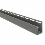 Профиль J ТехноНиколь для фасадных панелей фуга темная 3 м, 24 шт/упак Профиль J ТехноНиколь для фасадных панелей фуга темная 3 м, 24 шт/упак