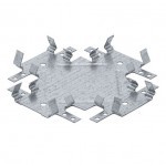 Соединитель одноуровневый КРАБ Knauf для ПП 60х27 мм, 0,9 мм, шт Соединитель одноуровневый КРАБ Knauf для ПП 60х27 мм, 0,9 мм, шт