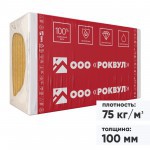 Минеральная вата Роквул Венти Баттс Оптима 75 кг/м3 1000х600х100 мм, 4 шт/упак