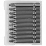 Биты РН2 50 мм кованые ЗУБР, 10 шт/упак