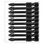 Биты РН2 50 мм ударные торсионные ЗУБР Профессионал, 10 шт/упак