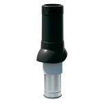 Вентиляционный выход изолированный ТехноНиколь для гибкой черепицы D125/160 мм черный, 4 шт/упак Вентиляционный выход изолированный ТехноНиколь для гибкой черепицы D125/160 мм черный, 4 шт/упак