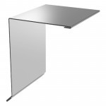 Ветровая планка оцинкованная 0,45 мм 95х120х2000 мм, шт Ветровая планка оцинкованная 0,45 мм 95х120х2000 мм, шт