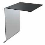 Ветровая планка 95х120х2000 мм 0,4 мм ПЭ Ral 7024 серый графит, шт Ветровая планка 95х120х2000 мм 0,4 мм ПЭ Ral 7024 серый графит, шт