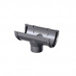 Воронка желоба ТехноНиколь/Verat 125/82 мм Ral 7024 серый, шт