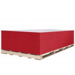 Гипсоволокнистый лист влагостойкий негорючий Кнауф-Суперлист ГВЛВ НГ ПК 2000х1200х12,5 мм, лист