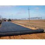 Геотекстиль тканый полипропиленовый 40/40 2х100 м, 200 м2/рул