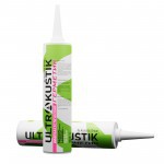 Герметик виброакустический силиконовый Ультракустик, картридж 290 мл, шт