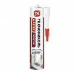 Герметик силиконовый Технониколь нейтральный универсальный прозрачный 280 мл, шт Герметик силиконовый Технониколь нейтральный универсальный прозрачный 280 мл, шт