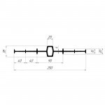 Гидрошпонка Технониколь Фундамент ДШ-В-250, 25 пог.м/бухта