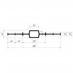 Гидрошпонка Технониколь Фундамент ДШ-В-280, 25 пог.м/бухта
