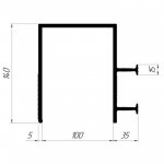 Гидрошпонка Технониколь Фундамент ДШП-140-4-100 Рем, 20 пог.м/бухта