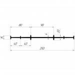 Гидрошпонка Технониколь Фундамент ТШВ-250-4, 25 пог.м/бухта