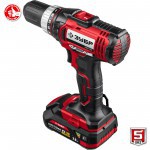 Дрель-шуруповерт Зубр 18 В, 2 АКБ, 2 Ач, в кейсе ДШЛ-185-22