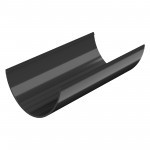 Желоб водосточный 1500 мм ТехноНиколь/Verat 125/82 мм черный, 5 шт/упак Желоб водосточный 1500 мм ТехноНиколь/Verat 125/82 мм черный, 5 шт/упак