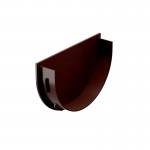 Заглушка воронки Docke Premium 120/86 мм Ral 8019 шоколад, шт Заглушка воронки Docke Premium 120/86 мм Ral 8019 шоколад, шт