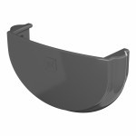 Заглушка желоба ТехноНиколь Оптима 120/80 мм Ral 7024 серый, шт Заглушка желоба ТехноНиколь Оптима 120/80 мм Ral 7024 серый, шт