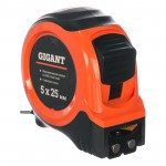 Рулетка измерительная 5 м х 25 мм с магнитным крюком Gigant, шт Рулетка измерительная 5 м х 25 мм с магнитным крюком Gigant, шт