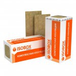 Минеральная вата Isobox ВЕНТ 80 кг/м3 1200х600х100 мм, 4 шт/упак