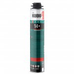 Клей-пена профессиональная Kudo PUR ADHESIVE PROFF 14+ для теплоизоляции всесезонная 1000 мл, шт