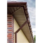 Колено трубы 135 градусов ТехноНиколь/Verat 125/82 мм Ral 8017 коричневый, шт