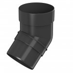 Колено Трубы 135° ТехноНИКОЛЬ ОПТИМА Чёрный
