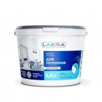 Краска Лакра Для потолков белоснежная 6,5 кг, шт