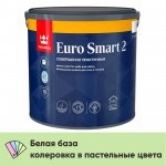 Краска Tikkurila/Tikkivala Euro Smart 2 интерьерная глубокоматовая, База А, 2,7 л, шт