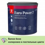 Краска Tikkurila/Tikkivala Euro Power 7 моющаяся матовая, База А, 2,7 л, шт