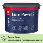 Краска Tikkurila/Tikkivala Euro Power 7 моющаяся матовая, База А, 9 л, шт