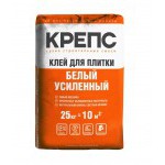 Клей КРЕПС Усиленный C2T для мозаики белый 25 кг, шт