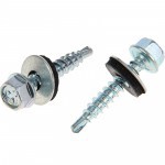 Саморез кровельный сверло 4,8х51 мм металл-дерево оцинкованный, 200 шт/упак