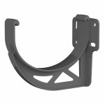 Кронштейн желоба пластиковый ТехноНиколь Оптима 120/80 мм Ral 7024 серый, шт Кронштейн желоба пластиковый ТехноНиколь Оптима 120/80 мм Ral 7024 серый, шт