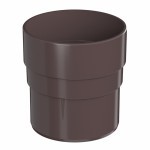 Муфта соединительная ТехноНиколь Оптима 120/80 мм Ral 8019 темно-коричневый, шт Муфта соединительная ТехноНиколь Оптима 120/80 мм Ral 8019 темно-коричневый, шт