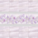 Панель ПВХ Крокус с глиттером серебро 2700х250х8 мм, 12 шт/упак