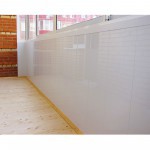 Панель ПВХ белая глянцевая 3000х250х8 мм, шт