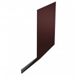 Карнизная планка 100х65х2000 мм 0,4 мм ПЭ Ral 8017 шоколадно-коричневый, шт Карнизная планка 100х65х2000 мм 0,4 мм ПЭ Ral 8017 шоколадно-коричневый, шт