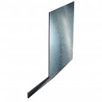 Карнизная планка 100х65х2000 мм 0,4 мм оцинкованная, шт Карнизная планка 100х65х2000 мм 0,4 мм оцинкованная, шт