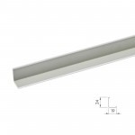 Пристенный молдинг (уголок) Armstrong Retail Zn 19x24х3000 мм оцинкованный белый, шт Пристенный молдинг (уголок) Armstrong Retail Zn 19x24х3000 мм оцинкованный белый, шт