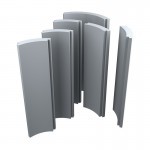 Полуцилиндр XPS CARBON SOLID ПЦ (2 эл.), пог. м Полуцилиндр XPS CARBON SOLID ПЦ (2 эл.), пог. м